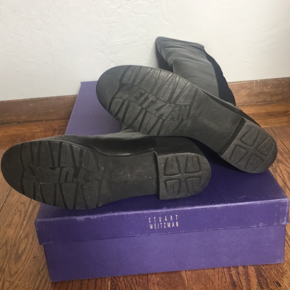 Stuart Weitzman 5050 Black Napa Leather - Picture 3 of 4